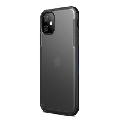 Microsonic Apple iPhone 11 Kılıf Frosted Frame Siyah