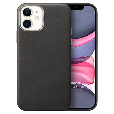 Microsonic Apple iPhone 11 Kılıf Luxury Leather Siyah