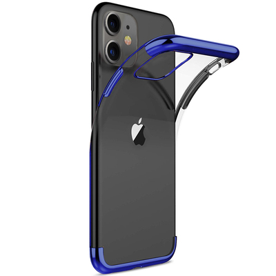 Microsonic Apple iPhone 11 Kılıf Skyfall Transparent Clear Mavi