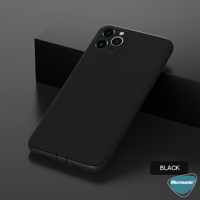 Microsonic Apple iPhone 11 Pro Kılıf Kamera Korumalı Siyah