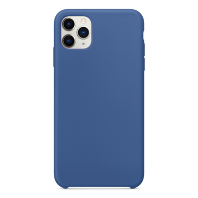 Microsonic Apple iPhone 11 Pro Kılıf Liquid Lansman Silikon Çini Mavisi