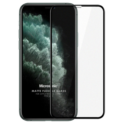 Microsonic Apple iPhone 11 Pro Matte Flexible Ekran Koruyucu Siyah