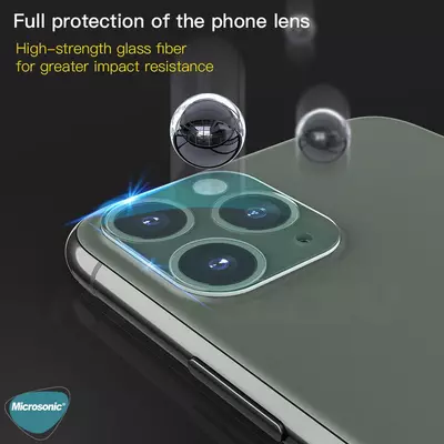Microsonic Apple iPhone 11 Pro Max (6.5'') Kamera Lens Koruma Camı