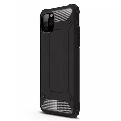 Microsonic Apple iPhone 11 Pro Max (6.5'') Kılıf Rugged Armor Siyah