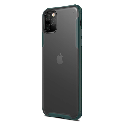 Microsonic Apple iPhone 11 Pro Max Kılıf Frosted Frame Yeşil