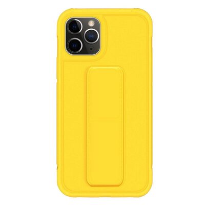 Microsonic Apple iPhone 11 Pro Max Kılıf Hand Strap Sarı