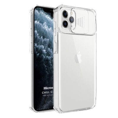 Microsonic Apple iPhone 11 Pro Max Kılıf Chill Crystal Şeffaf