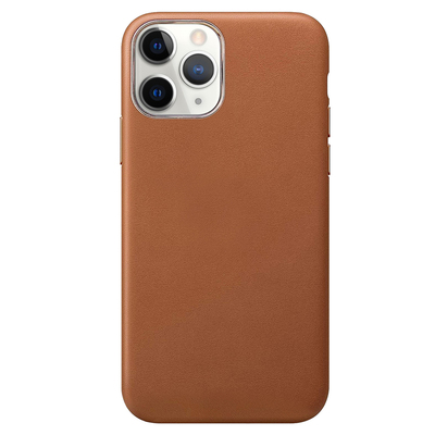 Microsonic Apple iPhone 11 Pro Max Kılıf Luxury Leather Kahverengi