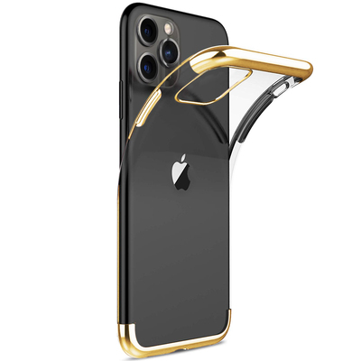 Microsonic Apple iPhone 11 Pro Max Kılıf Skyfall Transparent Clear Gold