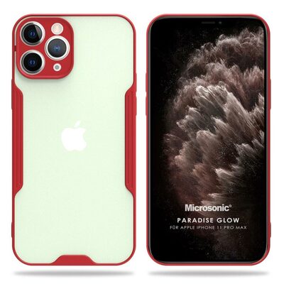 Microsonic Apple iPhone 11 Pro Max Kılıf Paradise Glow Kırmızı