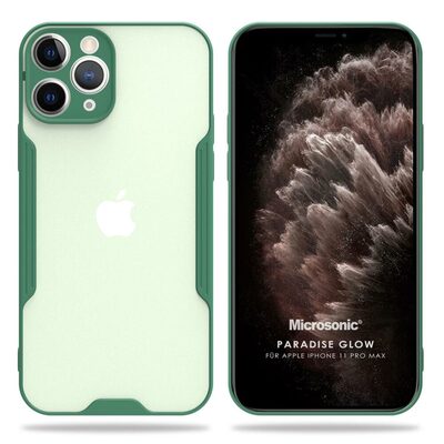 Microsonic Apple iPhone 11 Pro Max Kılıf Paradise Glow Yeşil