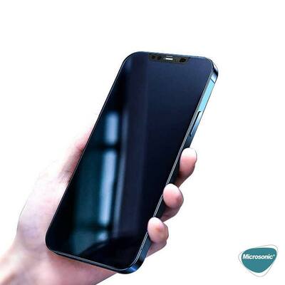 Microsonic Apple iPhone 11 Pro Max Secret CamSlider Glass Cam Ekran Koruyucu Siyah