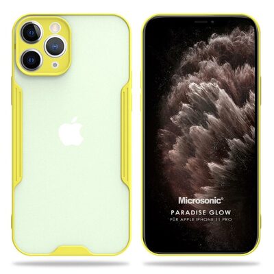 Microsonic Apple iPhone 11 Pro Kılıf Paradise Glow Sarı