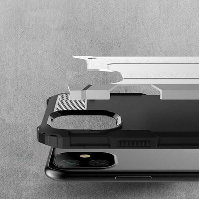 Microsonic Apple iPhone 11 Kılıf Rugged Armor Siyah