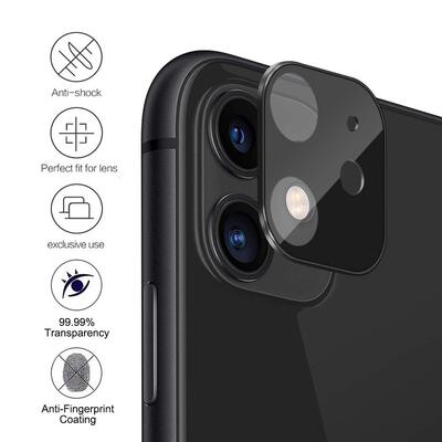 Microsonic Apple iPhone 11 V2 Kamera Lens Koruyucu Siyah