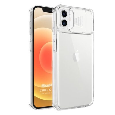 Microsonic Apple iPhone 12 Kılıf Chill Crystal Şeffaf
