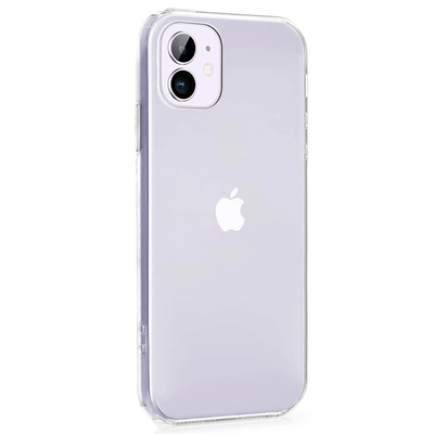 Microsonic Apple iPhone 12 Kılıf Transparent Soft Beyaz