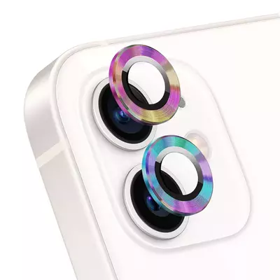 Microsonic Apple iPhone 12 Mini Tekli Kamera Lens Koruma Camı Renkli