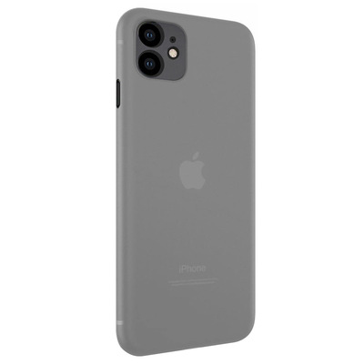 Microsonic Apple iPhone 12 Kılıf Peipe Matte Silicone Gri