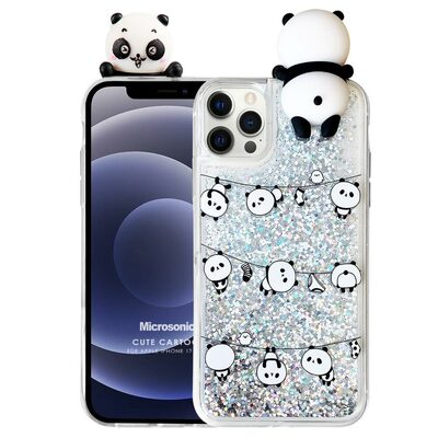 Microsonic Apple iPhone 12 Pro Kılıf Cute Cartoon Panda