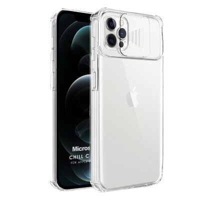 Microsonic Apple iPhone 12 Pro Kılıf Chill Crystal Şeffaf
