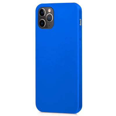 Microsonic Apple iPhone 12 Pro Max Kılıf Matte Silicone Mavi