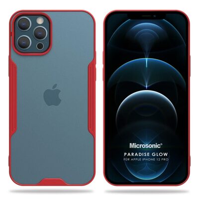 Microsonic Apple iPhone 12 Pro Kılıf Paradise Glow Kırmızı