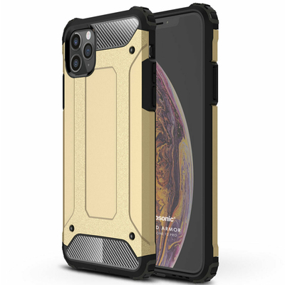 Microsonic Apple iPhone 12 Pro Kılıf Rugged Armor Gold
