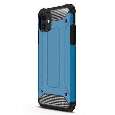 Microsonic Apple iPhone 12 Kılıf Rugged Armor Mavi