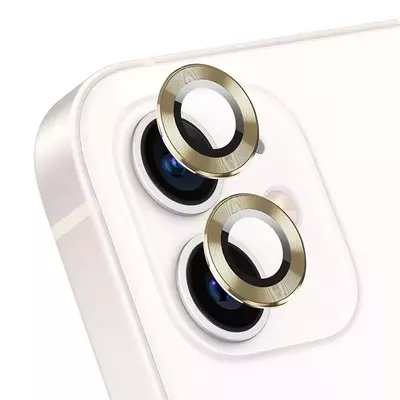 Microsonic Apple iPhone 12 Tekli Kamera Lens Koruma Camı Gold