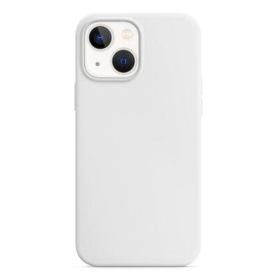 Microsonic Apple iPhone 13 Kılıf Liquid Lansman Silikon Beyaz
