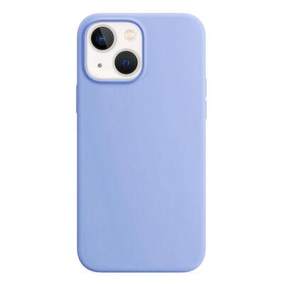 Microsonic Apple iPhone 13 Kılıf Liquid Lansman Silikon Mavi
