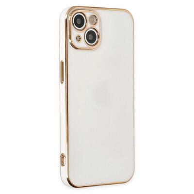 Microsonic Apple iPhone 13 Kılıf Olive Plated Beyaz