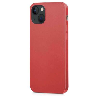 Microsonic Apple iPhone 13 Kılıf Matte Silicone Kırmızı