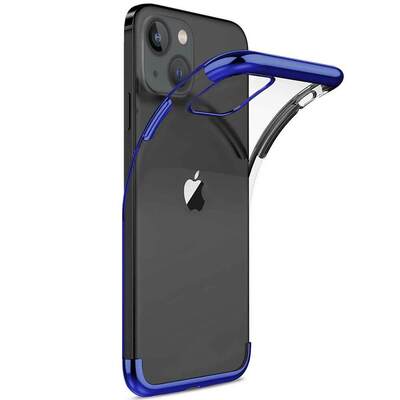 Microsonic Apple iPhone 13 Mini Kılıf Skyfall Transparent Clear Mavi