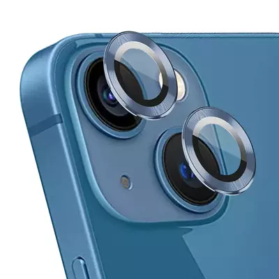 Microsonic Apple iPhone 13 Mini Tekli Kamera Lens Koruma Camı Sierra Mavisi