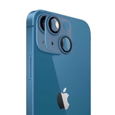 Microsonic Apple iPhone 13 Mini V2 Kamera Lens Koruyucu Mavi