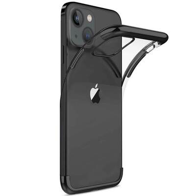 Microsonic Apple iPhone 13 Kılıf Skyfall Transparent Clear Siyah