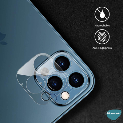 Microsonic Apple iPhone 13 Pro Kamera Lens Koruma Camı