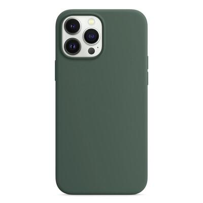 Microsonic Apple iPhone 13 Pro Kılıf Liquid Lansman Silikon Yeşil