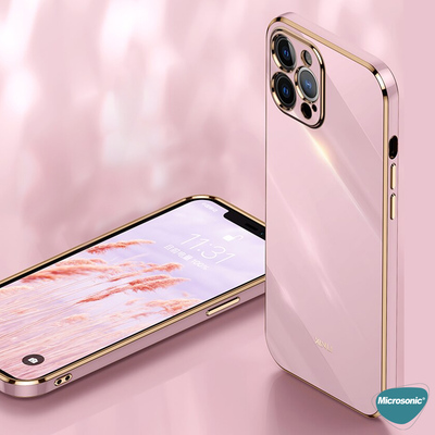 Microsonic Apple iPhone 13 Pro Kılıf Olive Plated Beyaz