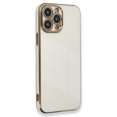 Microsonic Apple iPhone 13 Pro Max Kılıf Olive Plated Beyaz