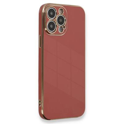 Microsonic Apple iPhone 13 Pro Max Kılıf Olive Plated Kırmızı