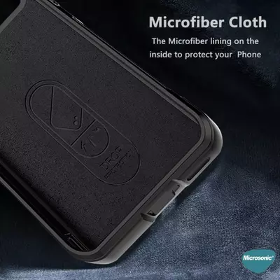 Microsonic Apple iPhone 13 Pro Max Kılıf Oslo Prime Siyah