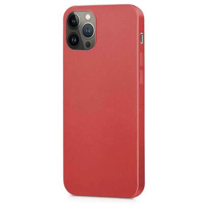 Microsonic Apple iPhone 13 Pro Max Kılıf Matte Silicone Kırmızı