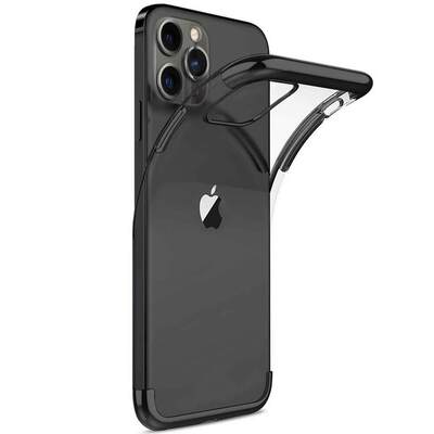 Microsonic Apple iPhone 13 Pro Max Kılıf Skyfall Transparent Clear Siyah