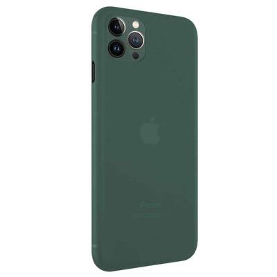 Microsonic Apple iPhone 13 Pro Max Kılıf Peipe Matte Silicone Yeşil