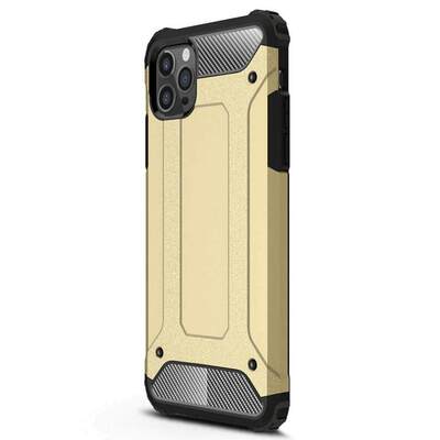 Microsonic Apple iPhone 13 Pro Max Kılıf Rugged Armor Gold