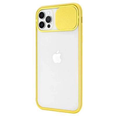 Microsonic Apple iPhone 13 Pro Max Kılıf Slide Camera Lens Protection Sarı