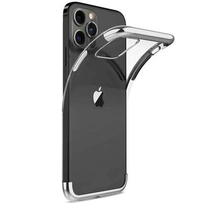 Microsonic Apple iPhone 13 Pro Kılıf Skyfall Transparent Clear Gümüş